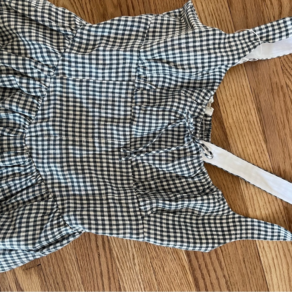 Reformation Linen Dress in Gingham - Picture 5 of 7